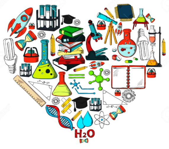 Heart Shape Emblem With Science Vector Icons. Scientific Conceptual  Decoration Design Element With Chemistry Experiment Test, Research And  Laboratory Equipment Color Symbols Royalty Free SVG, Cliparts, Vectors, and  Stock Illustration. Image 64878776.